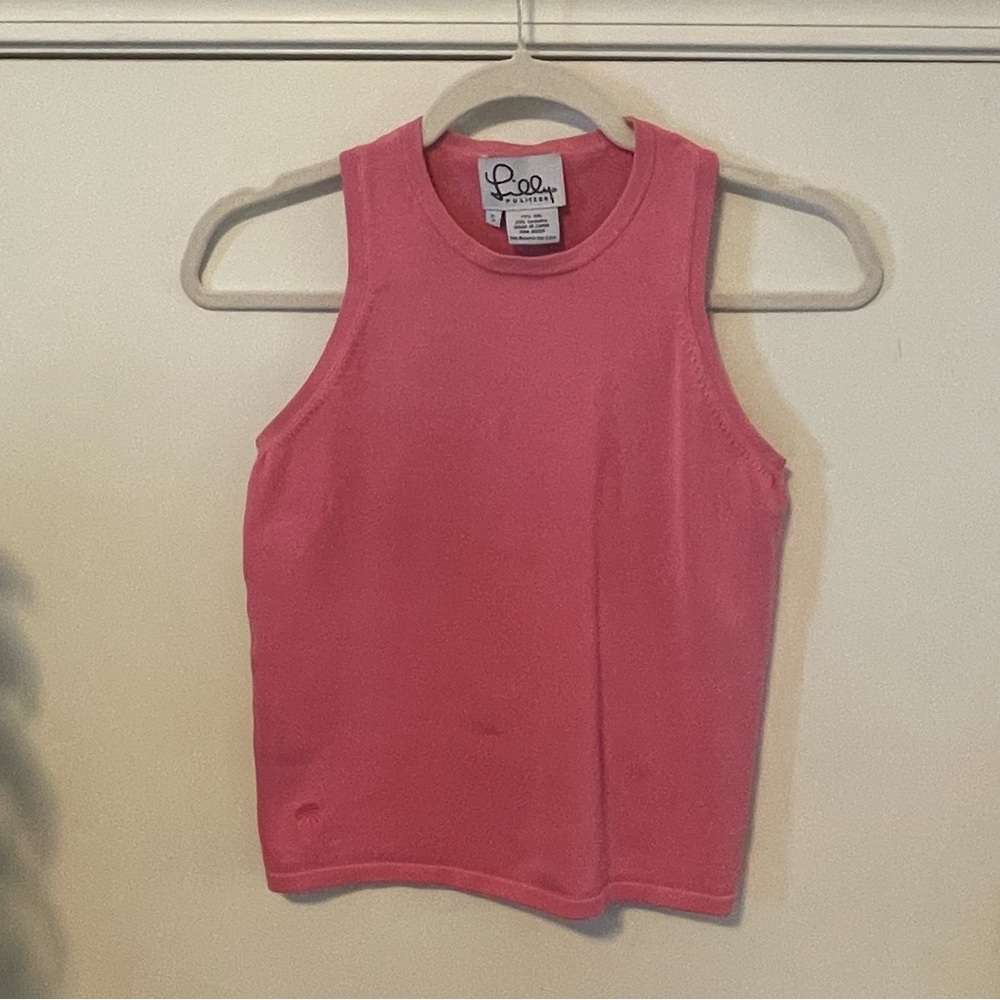 Lilly Pulitzer racerback Barbie tank top